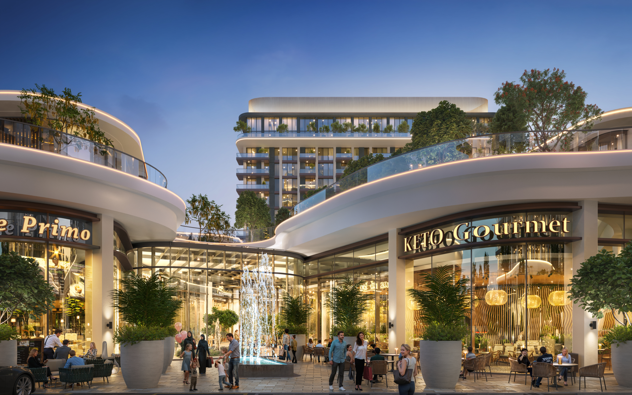 Mirdad residential development exterior view